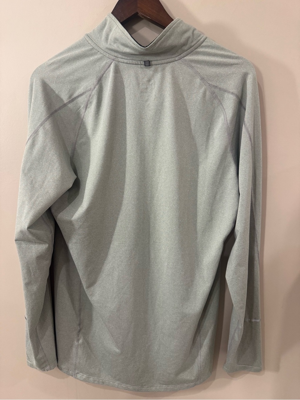 Nike Dri-FIT 1/4 Zip Pullover Men’s Medium Gray Long Sleeve - Picture 6 of 9